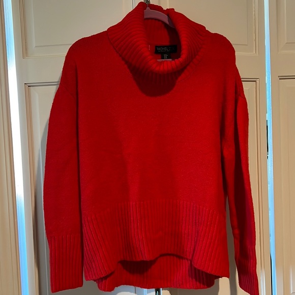 Rachel Zoe Tomato Cowl Neck Sweater - Picture 1 of 3